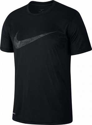 Футболка Nike M NK DRY LEG TEE SWOOSH CAMO CK4250-010 р.XL чорний