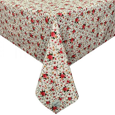 Скатерть РОУЗ Цветы маленькие 133x220 см La Nuit