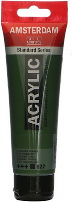 Фарба акрилова № 622 Оливковий зелений темний 120 мл Amsterdam Standart Royal Talens