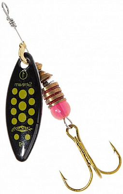 Блесна-вертушка Mikado 8 г Stream № 2 silver/21 silver