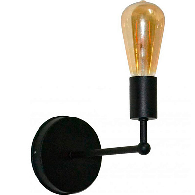 Бра Геотон НББ 01-60-534 Сириус-1 1x60 Вт E27 черный 47607 