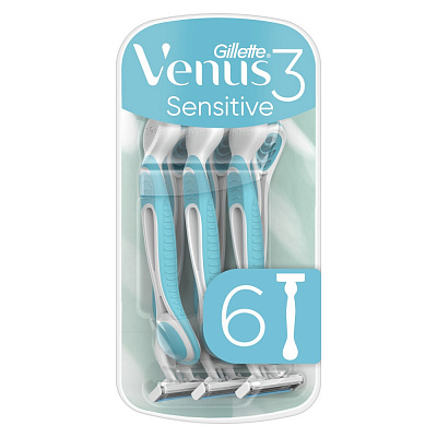 Станки одноразові Gillette Venus 3 Сенситів