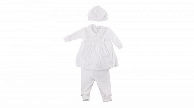 Комплект для хрещення Моя планета р.62 білий