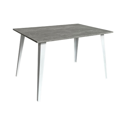 Стіл Адамс 1200x800x750мм ательє світлий/білий