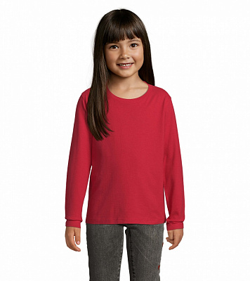 Лонгслив для девочки Sol's IMPERIAL LSL KIDS р.110-116 красный 0294714506A