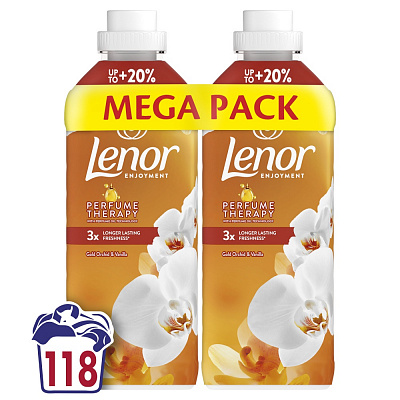 Кондиционер для белья Lenor Золотая орхидея Mega Pack 1+1 1,239 л