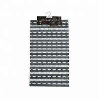 Килимок для ванної Eco Fabric Смужка 69х40 см сірий