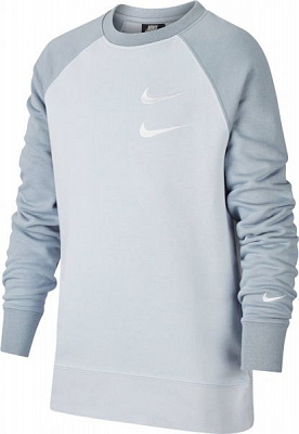 Джемпер Nike B NSW FT SWOOSH CREW CT8990-085 р. M білий