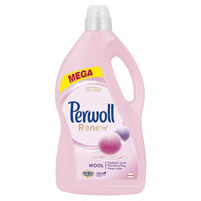 Гель для машинной и ручной стирки Perwoll для шерсти, шелка и деликатных тканей 3,74 л 