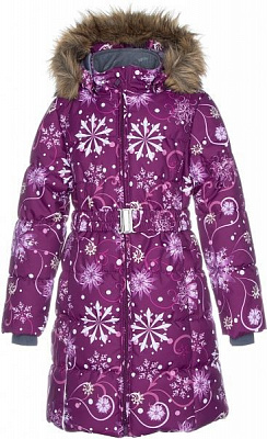 Пальто HUPPA YACARANDA р.140 бордовый 12030030-94234-140 