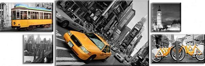 Картина модульная 50x150 см SvitArt MN5-5 