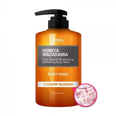Гель для душу Kundal Honey & Macadamia Body Wash Cherry Blossom Квітуча вишня 500 мл