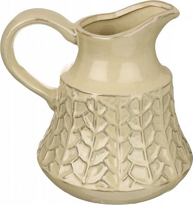 Кашпо керамическое фигурный 1,4л бежевый (J03068-16) 