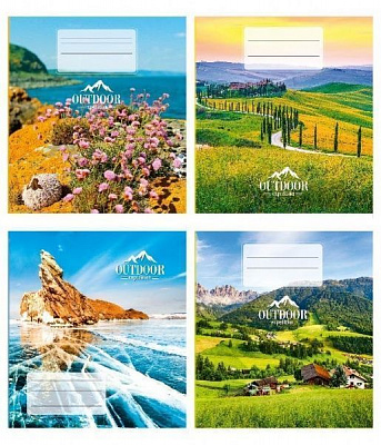 Комплект тетрадей 60 листов в линию Природа Полиграфист