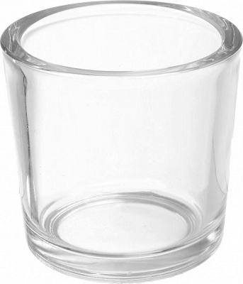 Ваза-підсвічник 12х12 см прозорий Pako-If