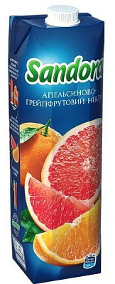 Нектар Sandora Апельсиново-грейпфрутовый 0,95л (4823063112949) 