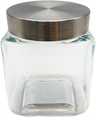 Банка для сыпучих Basic 1,2 л 11,4x11,4x14,5 см UP! (Underprice)