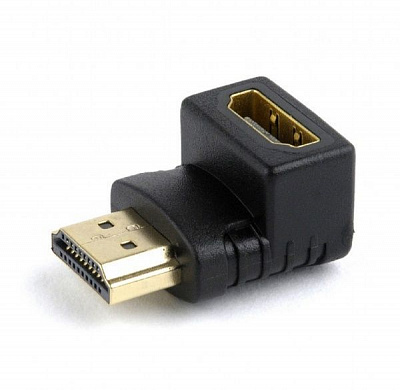 Перехідник Cablexpert чорний (A-HDMI90-FML) кутовий HDMI