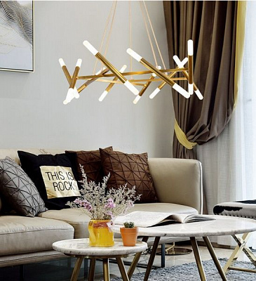 Люстра подвесная Altalusse INL-5109P-16 16x40 Вт G9 золотой 