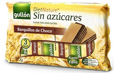 Вафлі Gullon Diet Nature вафлі без цукру 