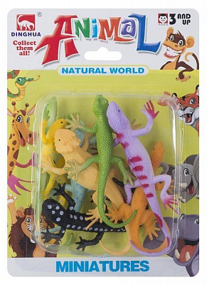 Набор фигурок DINGUA Ящерицы 