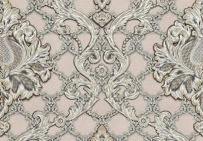 Обои виниловые на бумажной основе Vinil Тиффани декор ВКV1-1185 0,53x10,05 м 