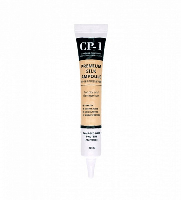 Сыворотка Esthetic House для сухих повреждённых волос CP-1 Premium Silk Ampoule 20 мл 