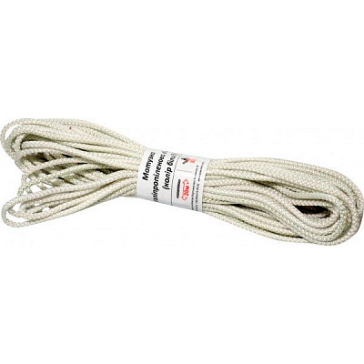 Мотузка поліпропіленова 10 мм 20 м білий 0,66 кг