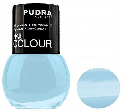 Лак для ногтей Pudra Cosmetics Nail Colour №36 голубой 13 мл 