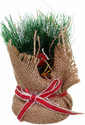 Декорація Ялинка 10x10 см зелений NY21032