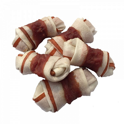 Лакомство Витая кость-узелок из утки 200 г RPM002S