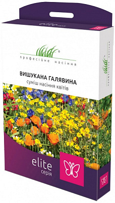Насіння Професійне насіння суміш квітів Elite Вишукана галявина на 50 кв.м 30 г