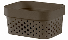 Корзина для хранения Curver темно-коричневый Infinity 1,4 л 83x167x125 мм