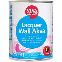Лак для стен и потолков Lacquer Wall Akva Vivacolor полумат 9 л