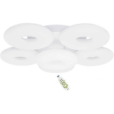 Люстра светодиодная Hopfen Ring c пультом ДУ 110 Вт белый 