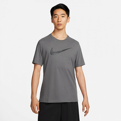 Футболка Nike M NK DF TEE CAMO GFX DR7561-068 р.2XL серый
