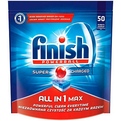 Таблетки для миття посуду Finish Tabs All in 1 Max 50 шт
