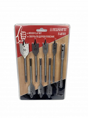 Набор сверл по дереву перовых Felisatti 9 шт. F48101