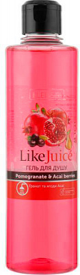 Гель для душа ElenSee Like Juice Гранат и ягоды асаи 390 мл