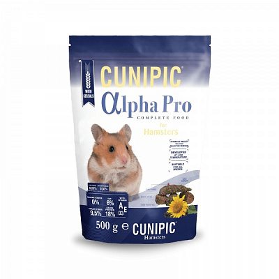 Корм CUNIPIC Alpha Pro для хом'яків та піщанок 500 г
