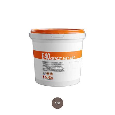 Затирка для плитки Mapei F.40 CERPOXY EASY ART 136 Муловый 1.5 кг