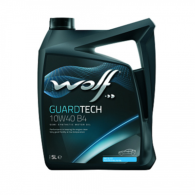 Моторное масло полусинтетическое WOLF Guardtech B4 10W-40 5 л (8304019)