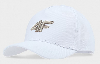 Кепка 4F BASEBALL CAP U388 4FJWSS25ACABU388-10S os белый
