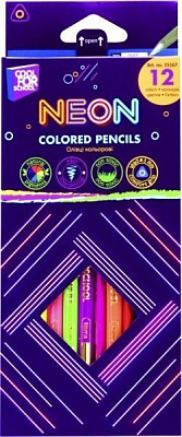 Олівці кольорові Neon 12 шт. CF15167 Cool For School
