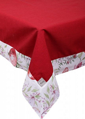 Скатертина Вишнева 136x180 см червоний La Nuit