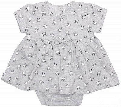 Комбинезон для девочек для девочки Фламинго р.80 меланж 167-111 