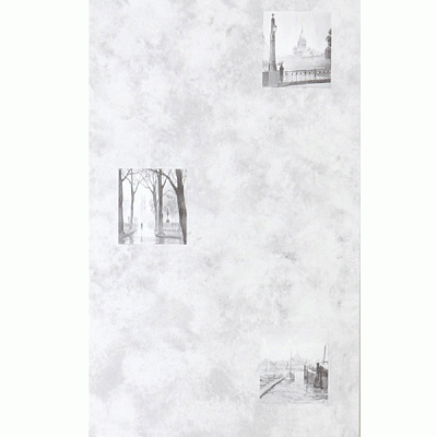 Панель ПВХ №162 мрамор с фото-вставкой серая 8x250x3000 мм (0,75 кв.м)