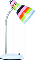 Настільна лампа офісна Геотон ННБ 01-60-355 Н2020 1x60 Вт E27 різнобарвний/у смужку 46638 