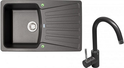Мойка для кухни + смеситель Blanco Nova 45S(510442) + MIDA(519415) 
