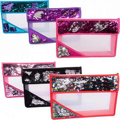 Папка для зошитів Паєтки В4 в асортименті